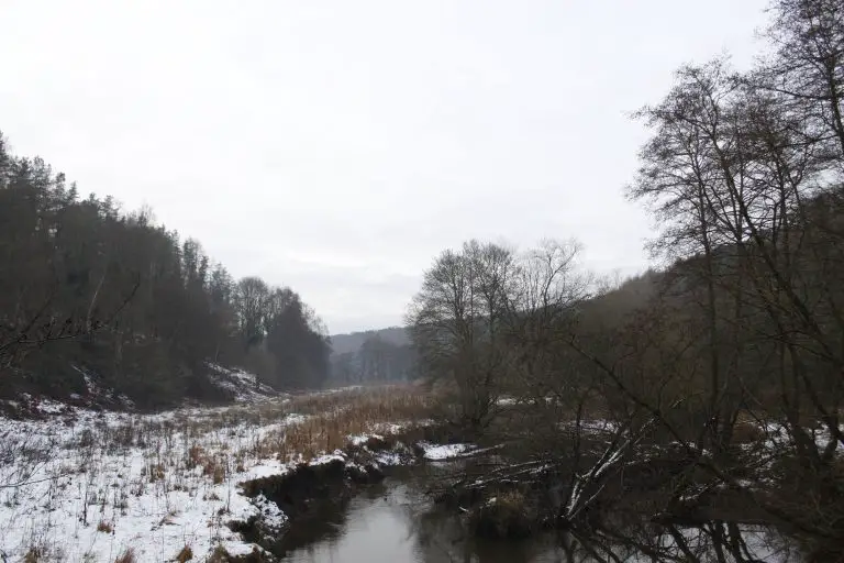 View of the River Churnet from the Lord's Bridge