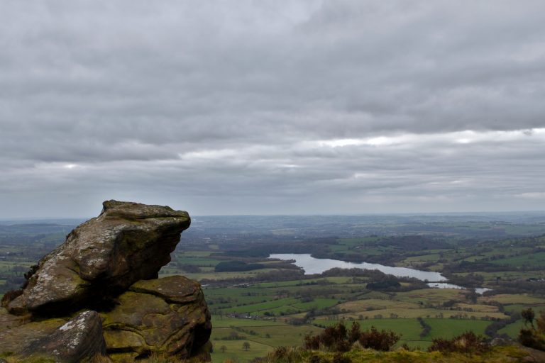 View of Tittesworth Reservoir from the Roaches