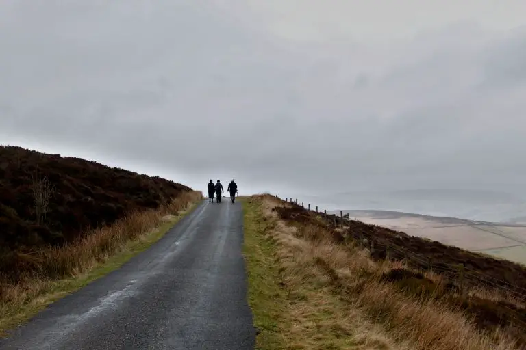 Hazelwood Road behind the Roaches