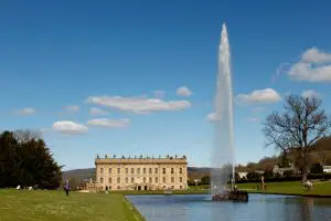 Chatsworth House and Emperor Fountain