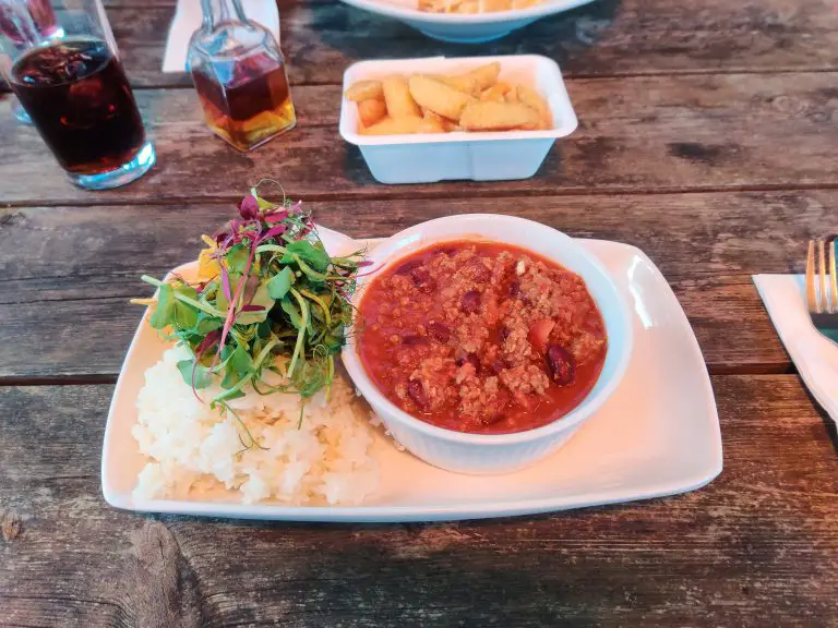 Chili con carne at the Rambler Inn